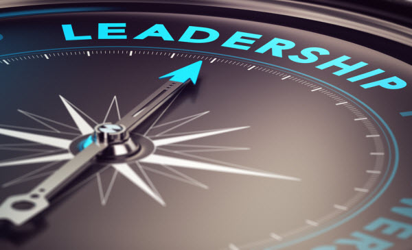 AS - clock pointing to the word leadership